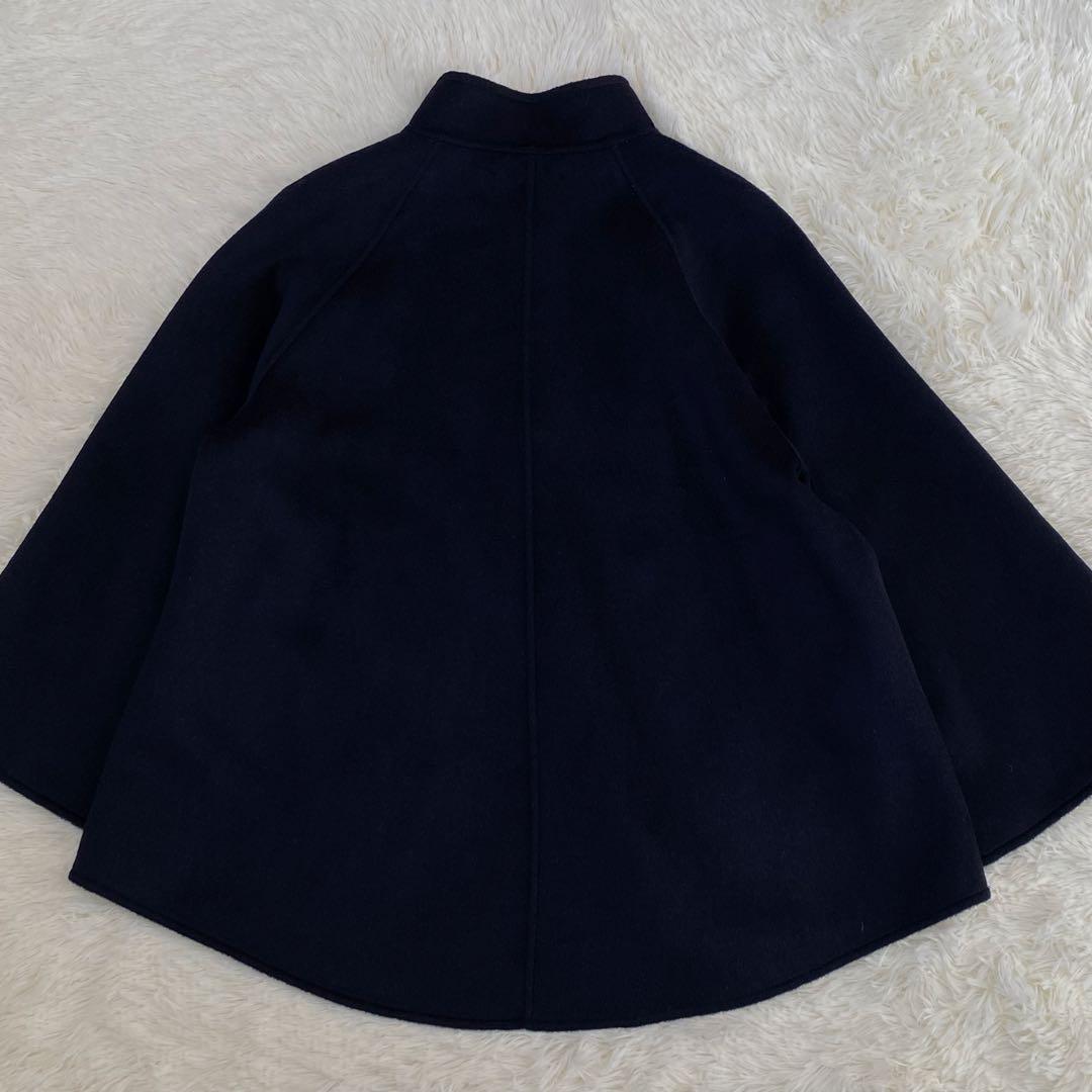 ✨美品✨ nop de nod ミドル丈リバーシブルコート ネイビー Mサイズ