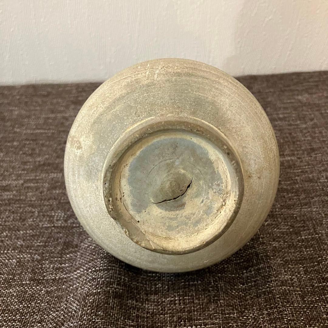 李朝酒器　徳利　奈良蔵出し　高麗青磁