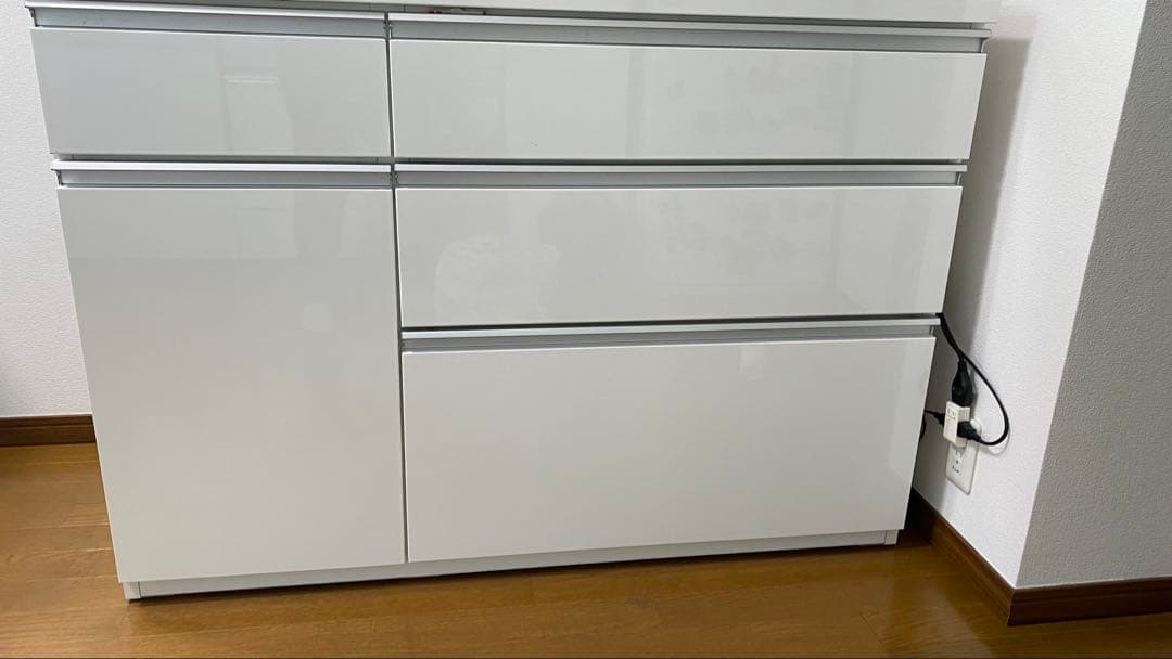 ニトリ キッチンカウンター (キュリー2 120CT WH)