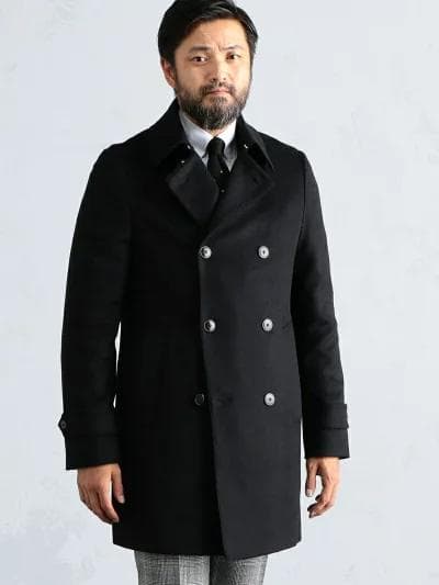 トゥモローランド ピルグリム ウールカシミヤ ショートビーバー Pコート