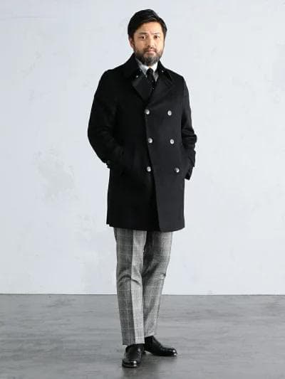 トゥモローランド ピルグリム ウールカシミヤ ショートビーバー Pコート