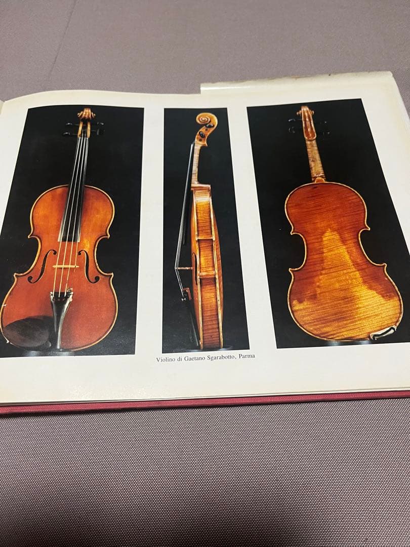 1980年代にイタリアで行われたバイオリン展示会の図鑑です。