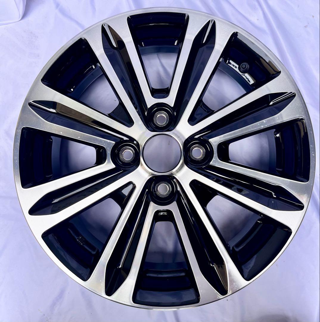 ② 【中古】ダイハツ純正 15インチ アルミホイール4本 4穴 PCD100