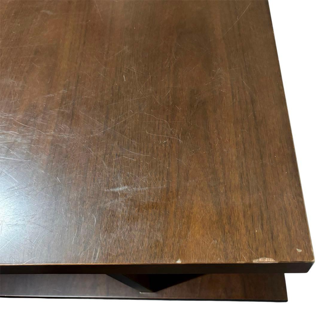 【希少品】天童木工　ウォールナット　スクエアテーブル　ワケ有り　T-6830WN