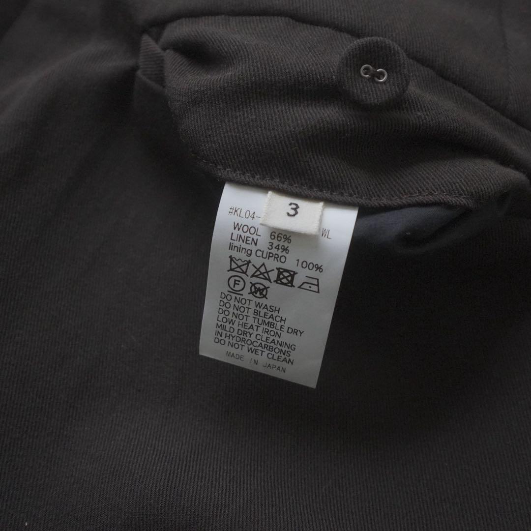 KABEL（カベル）ウールリネン セットアップスーツ ダブルジャケット＆パンツ