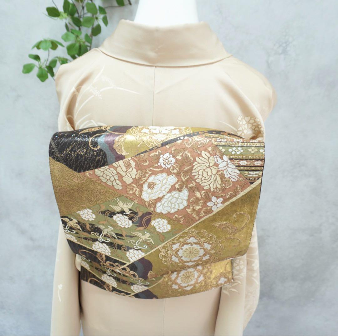 訪問着フルセット264▪︎卒業式　入学式　お宮参【訪問着、袋帯、帯締め、帯揚げ】