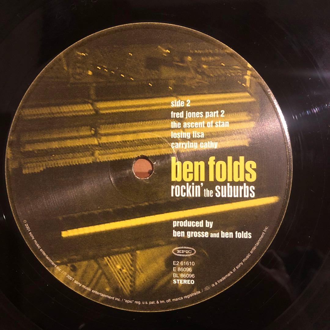 Ben Folds Rockin' The Suburbs LP レコード