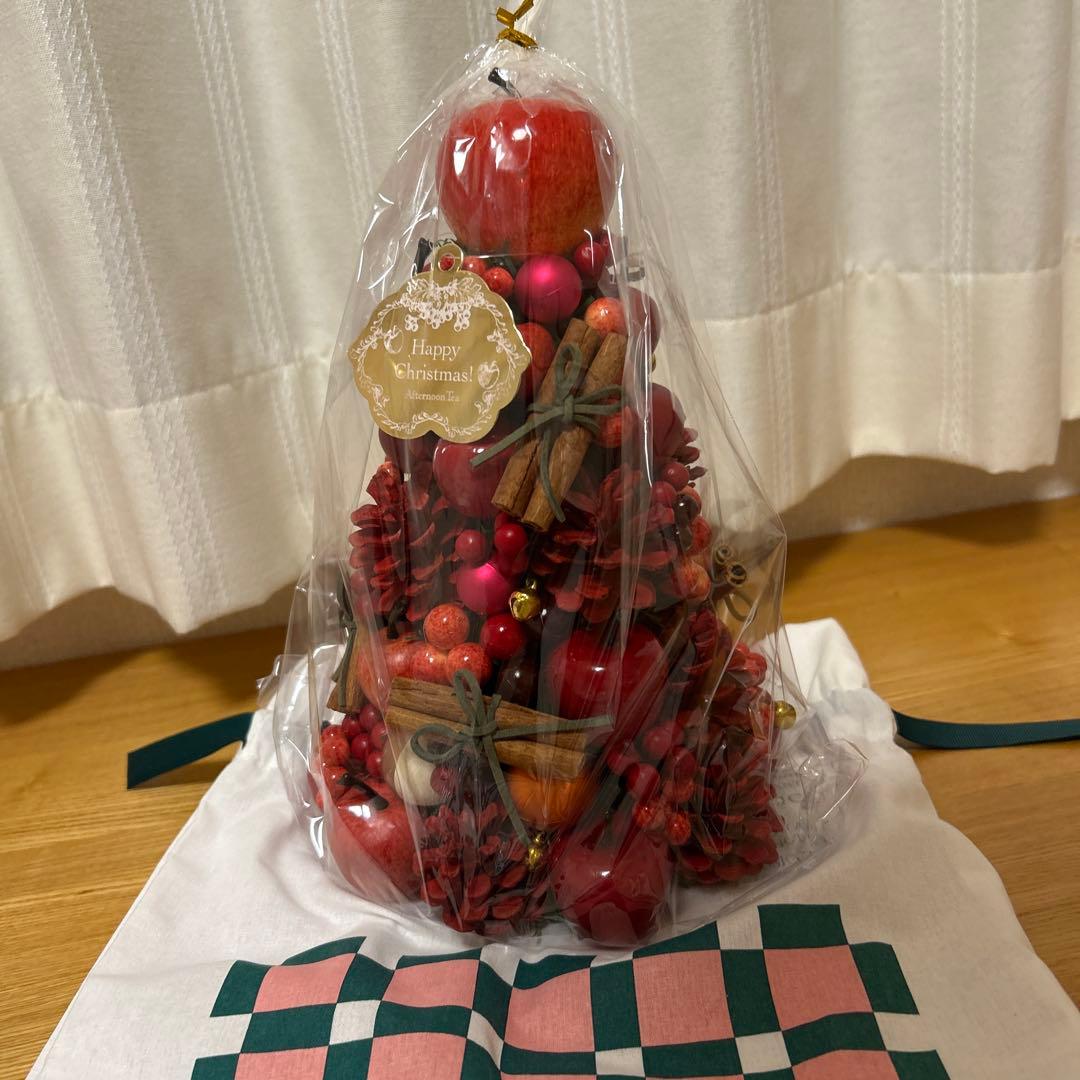 afternoon tea クリスマスツリー　テーブルクロス　テーブルナプキン