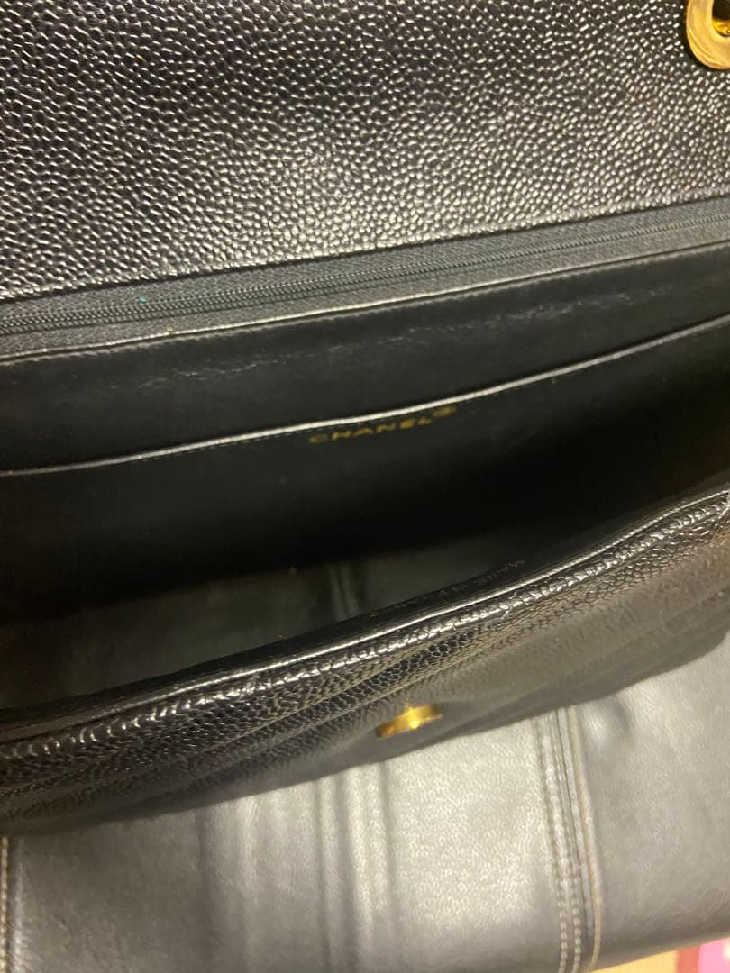 ジャーニー　シャネル CHANEL バイアスステッチ バッグキャビアスキン
