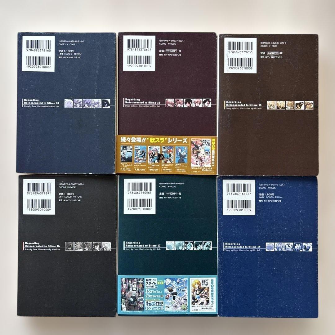 転生したらスライムだった件 1−23＋8.5＋13.5巻＋番外編小説 計26冊