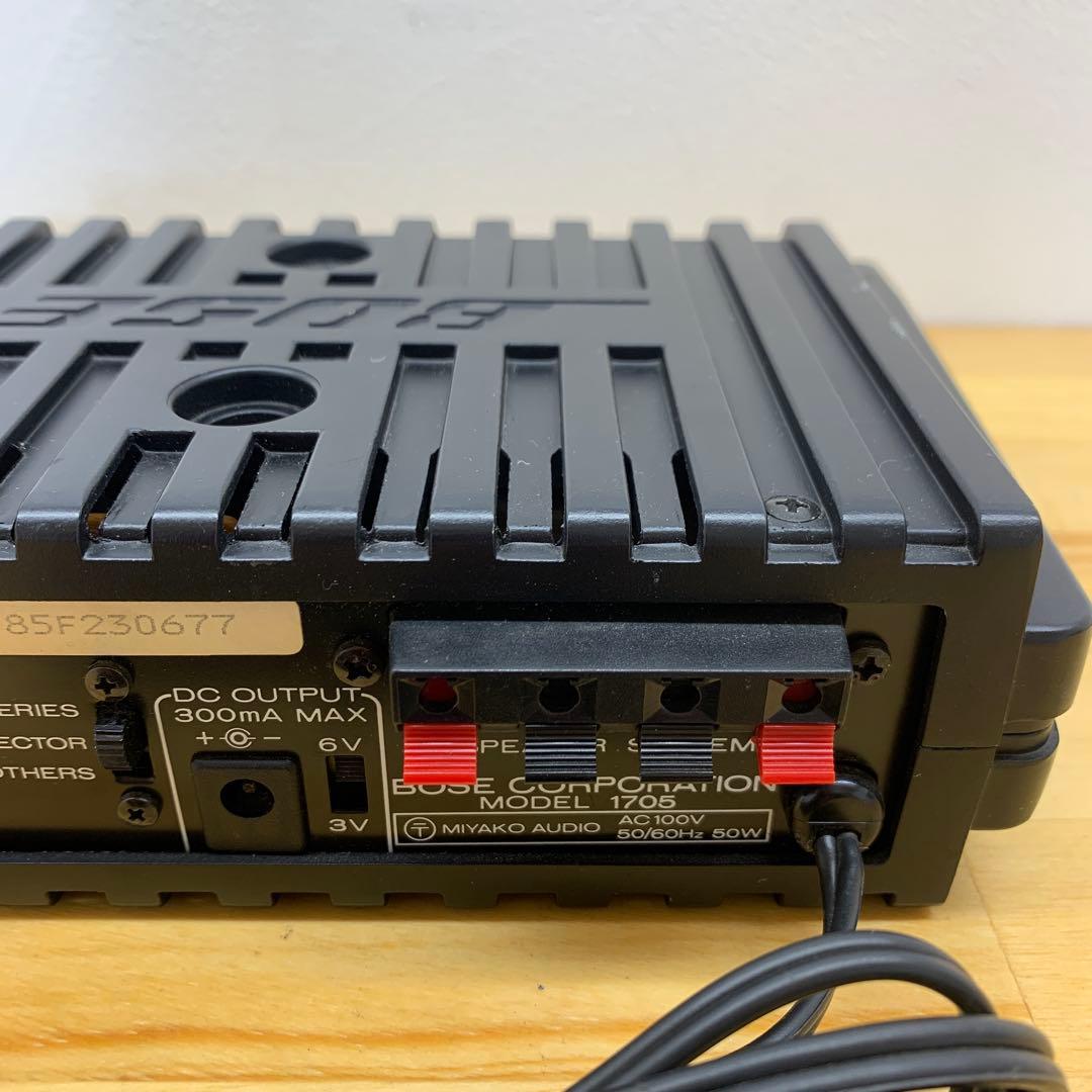 BOSE 1705 ステレオパワーアンプ メンテナンス済み 動作品