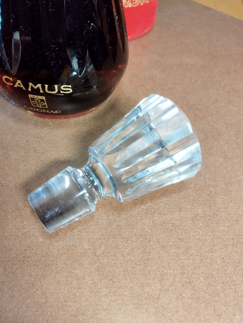 【新品未使用】古酒　CAMUS　カミュ　バカラクリスタル　コニャック
