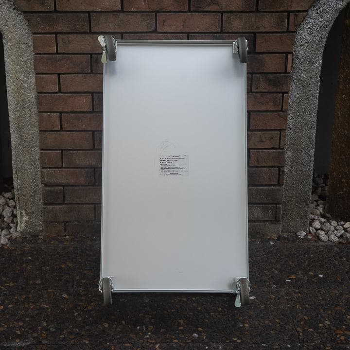 廃盤 無印良品 MUJI アルミ ローテーブル ワゴン 鈴木敏彦