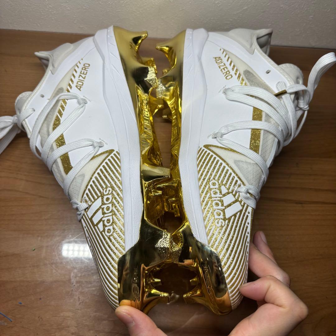 【未使用級】adidas　スタッド底野球スパイクAfterburner 7