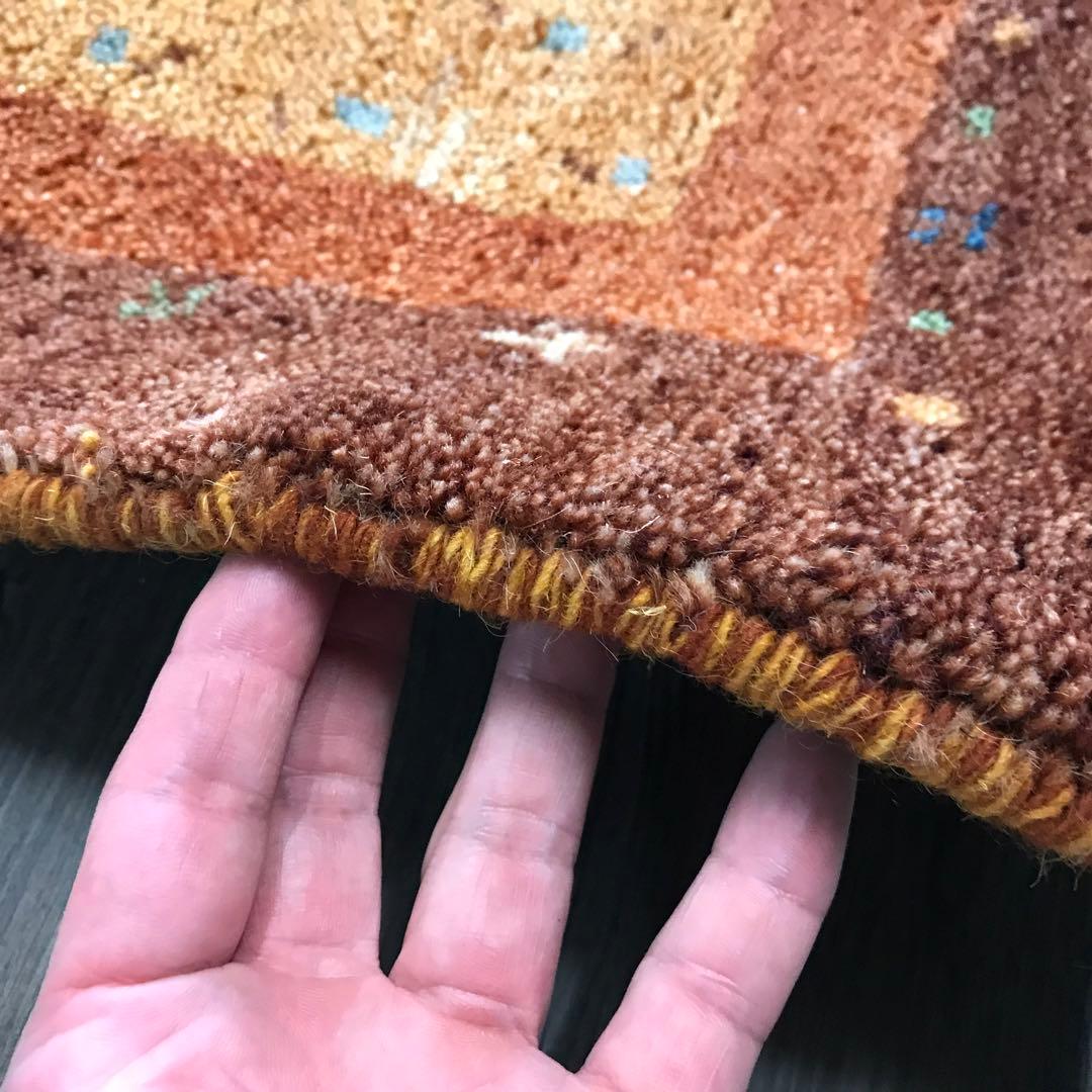 一点限り 76x141cm ギャッベ ギャベ ラグ ラグマット 玄関マット