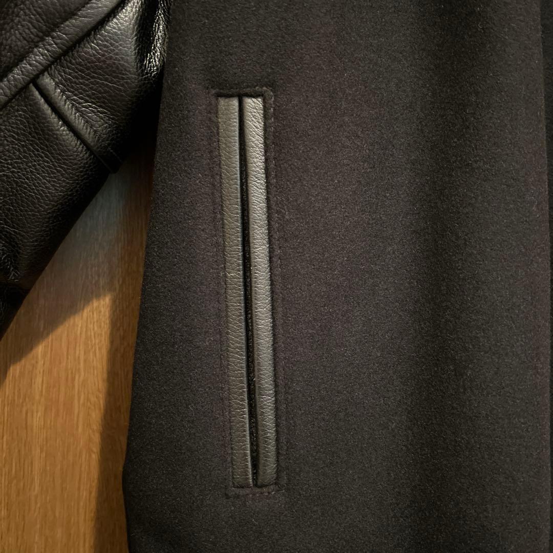 ★美品★ネイバーフッド　カウレザークラブジャケット　M