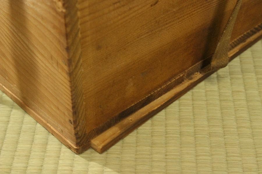 茶道具 鬼面風爐釜 釜師 高木治良兵衛作 木箱付(A485)