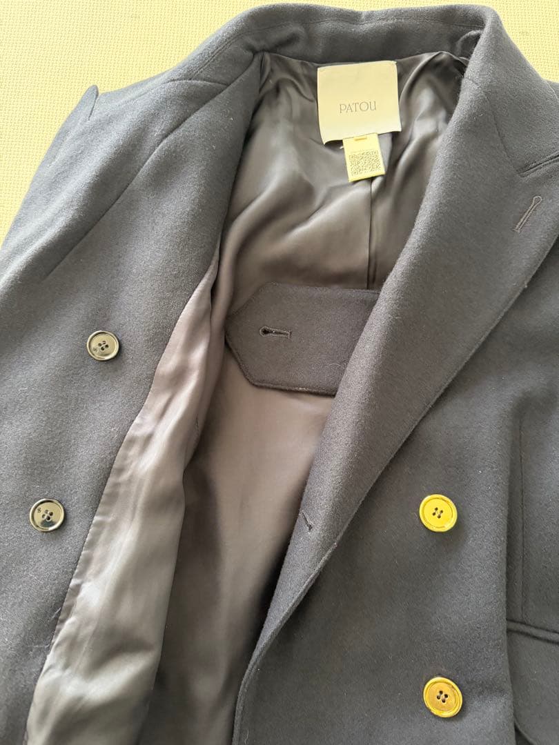 ア*ス様 PATOU ネイビー ダブルブレストジャケット