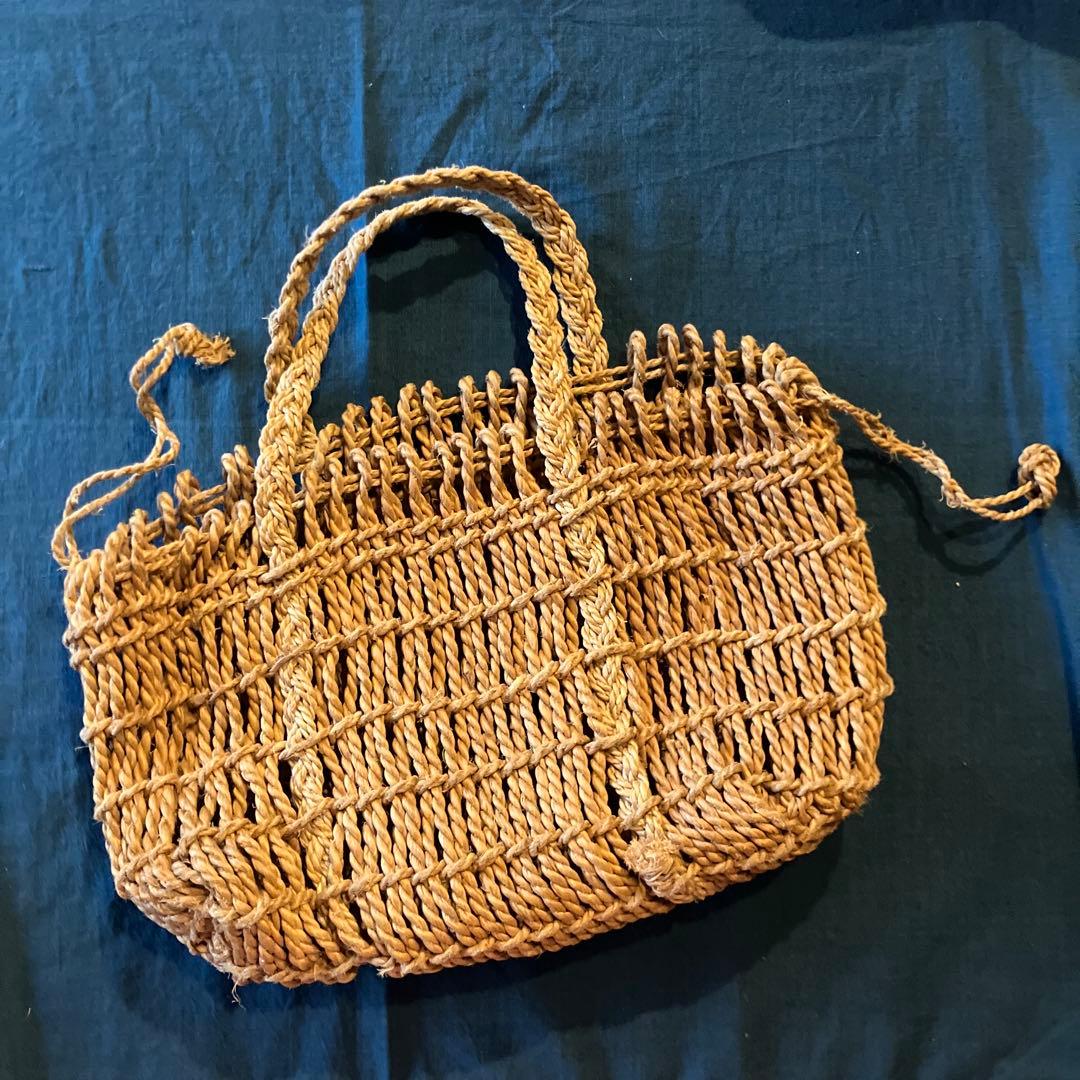 た*し様 入手困難/手しごと/民芸/F style/しな編み/しなバッグ/クラフ