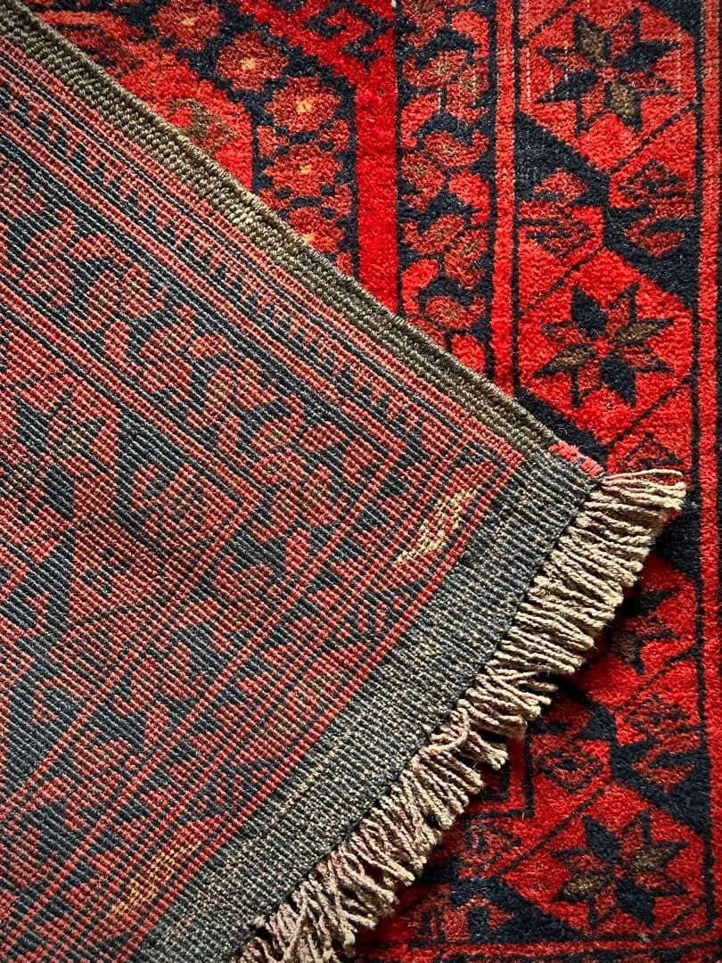 トライバルラグ　ヴィンテージラグ　アフガン　トルクメン　エルサリ　プリミティブ