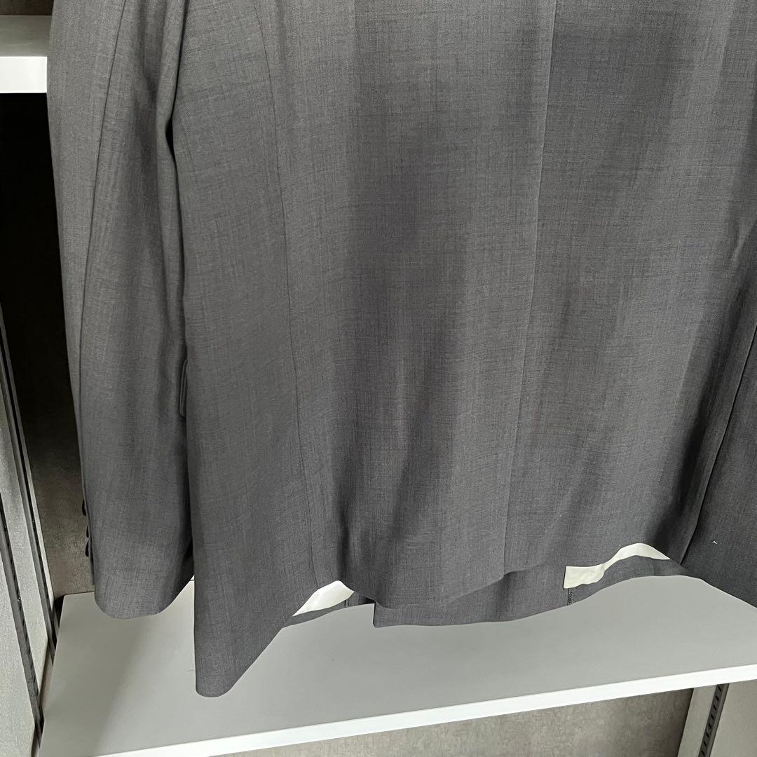 ANDRESD ピークドラペルジャケット　グレー　テーラード　フォーマル　結婚式