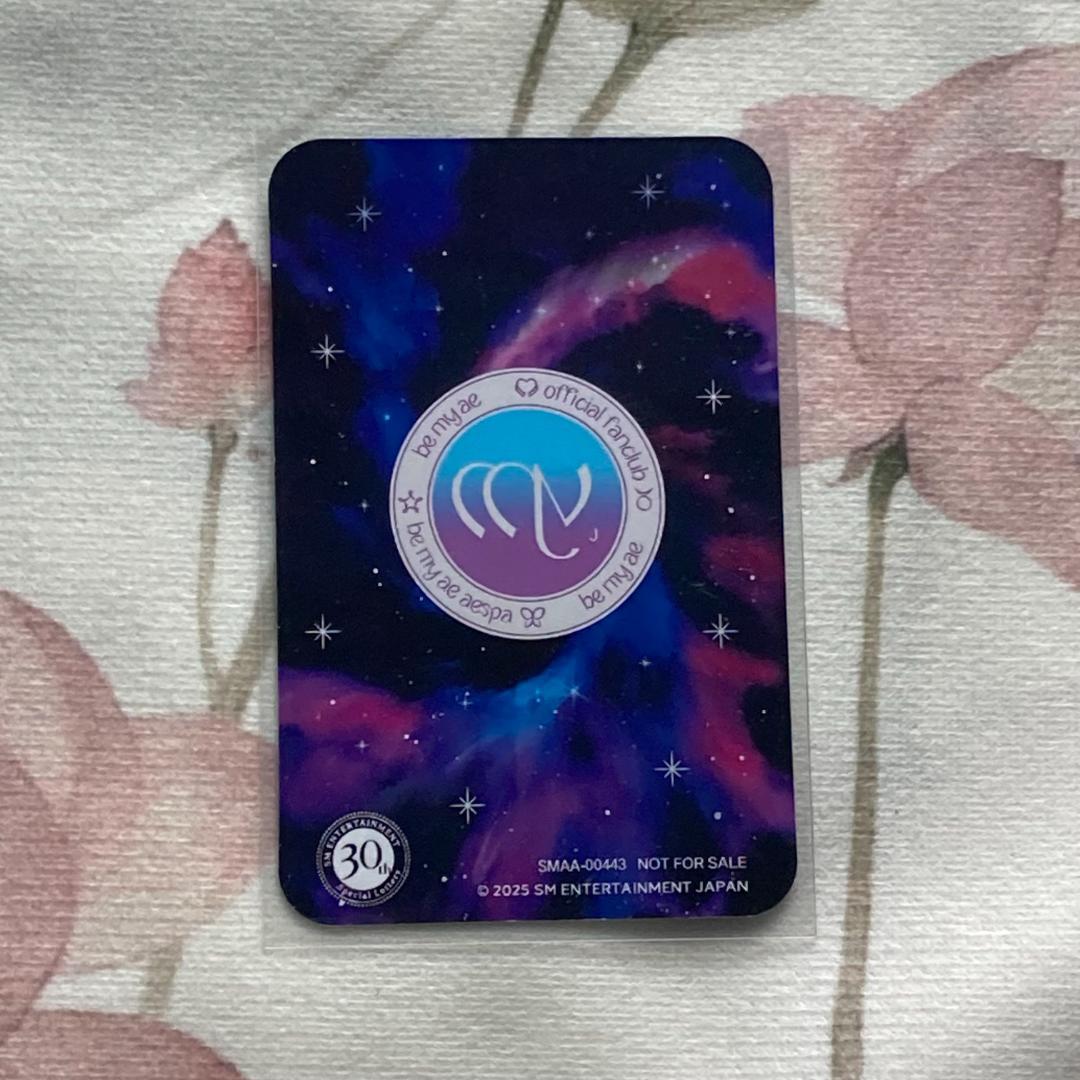 aespa ウィンター SM ENTERTAINMENT 30th 抽選会トレカ