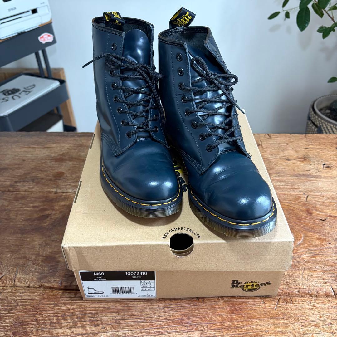 美品ドクターマーチン8ホールネイビー27.5cm