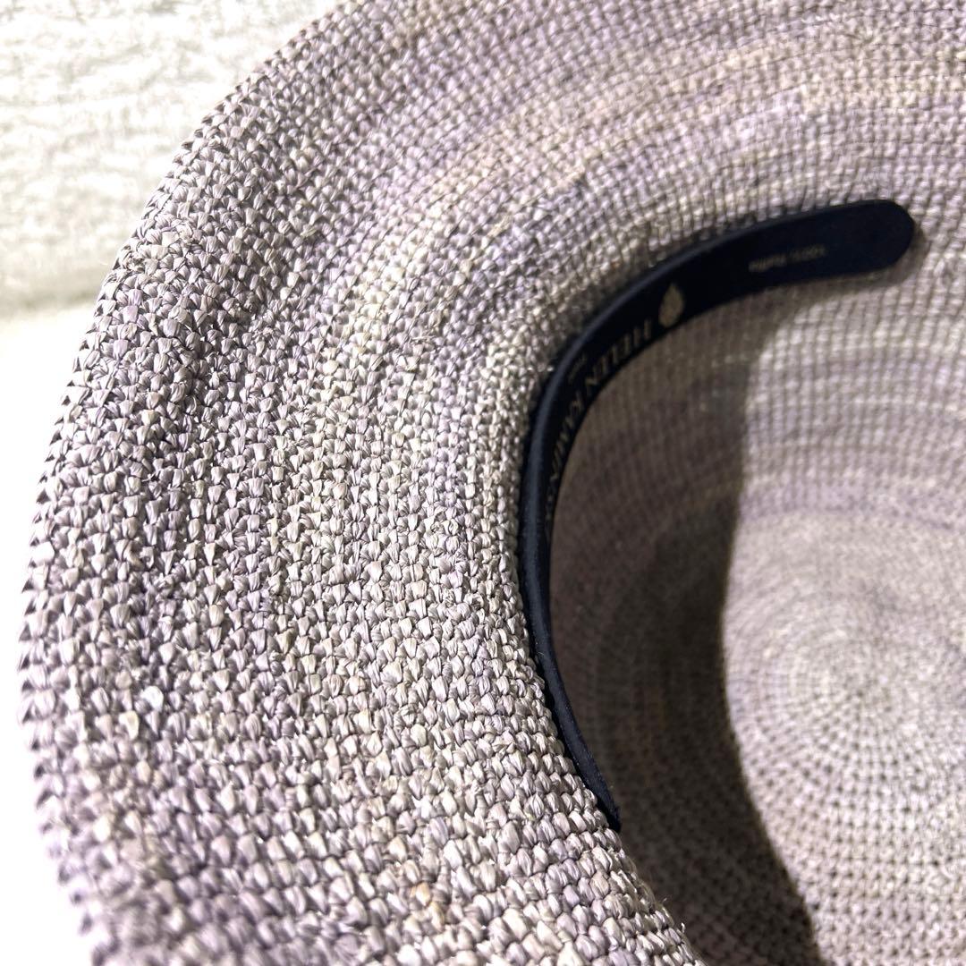 HELEN KAMINSKI ヘレンカミンスキー　麦わら　帽子　ハット　グレー