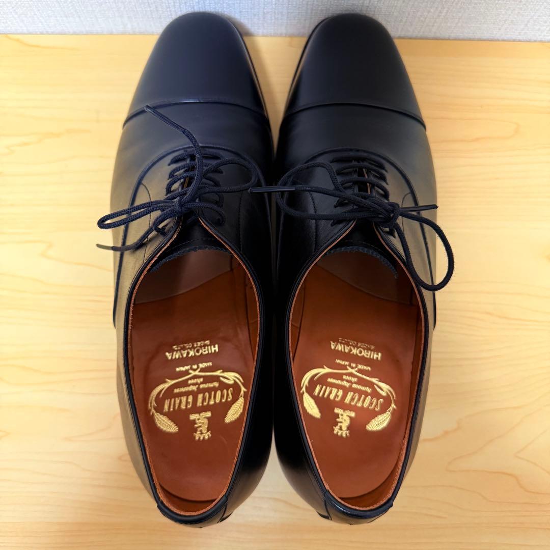 【美品】SCOTCH GRAIN ストレートチップ 内羽根 3526 25cm