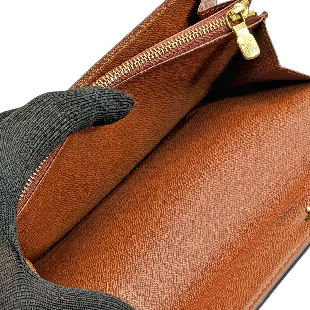 【美品】ルイヴィトン ポシェット ポルトモネ クレディ モノグラム 長財布