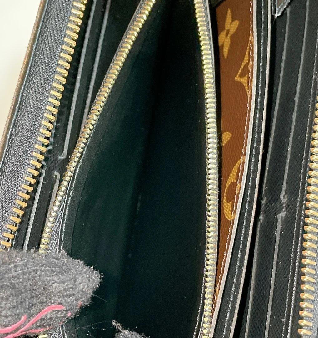 【美品】ルイヴィトン モノグラム ジッピーウォレット レティーロ ブラック