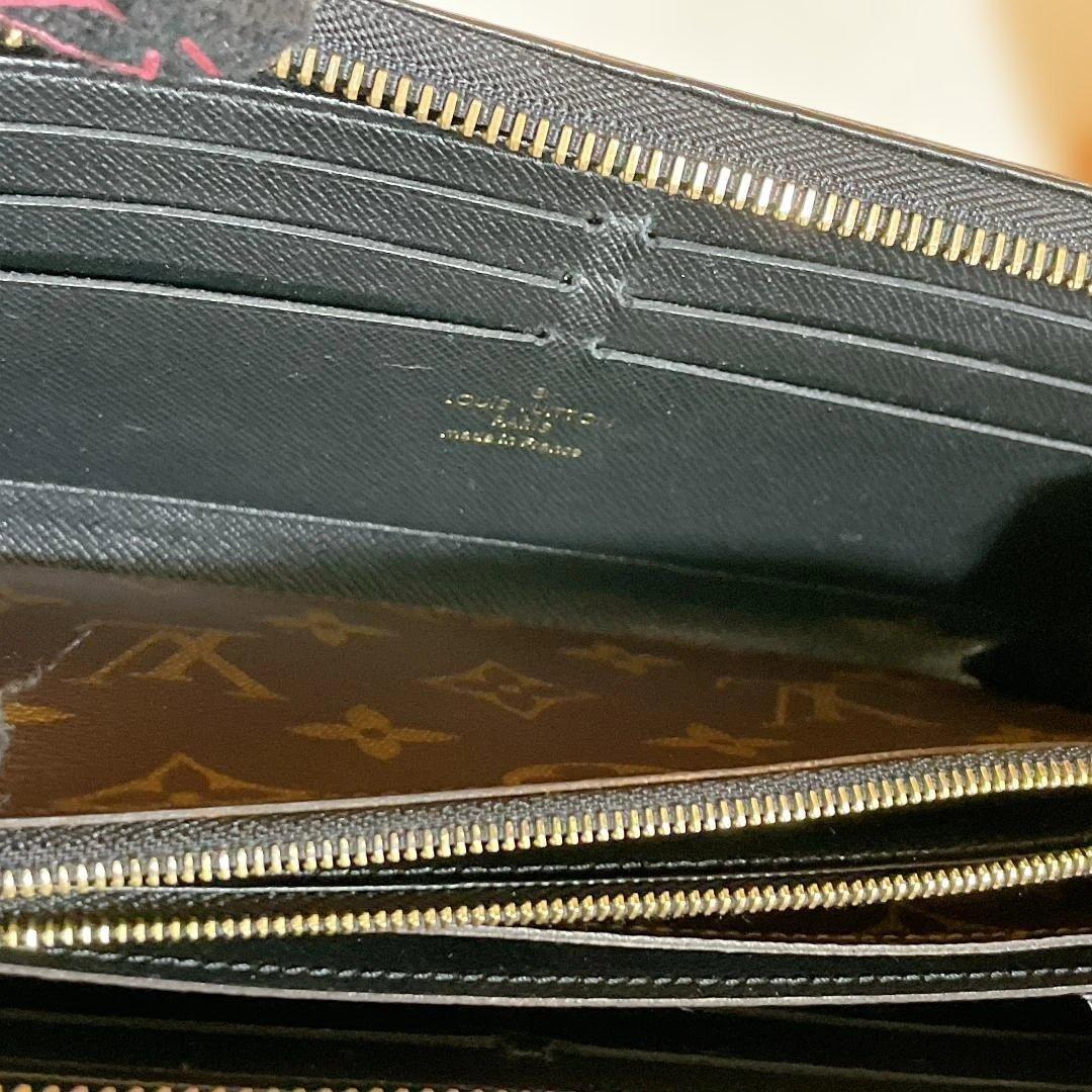 【美品】ルイヴィトン モノグラム ジッピーウォレット レティーロ ブラック