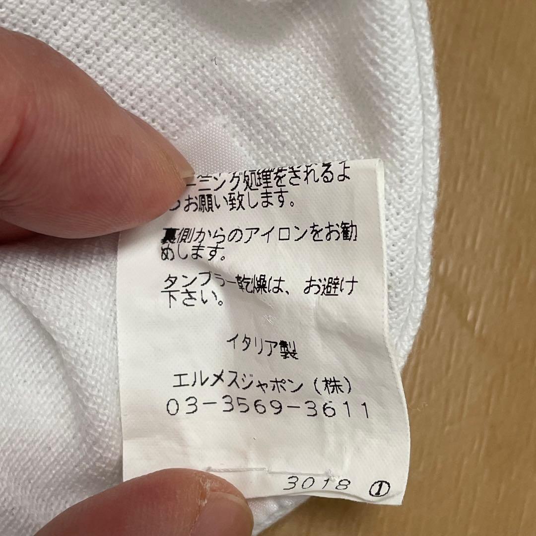 エルメス HERMESイタリア製レディース 鹿子 ポロシャツ サイズS