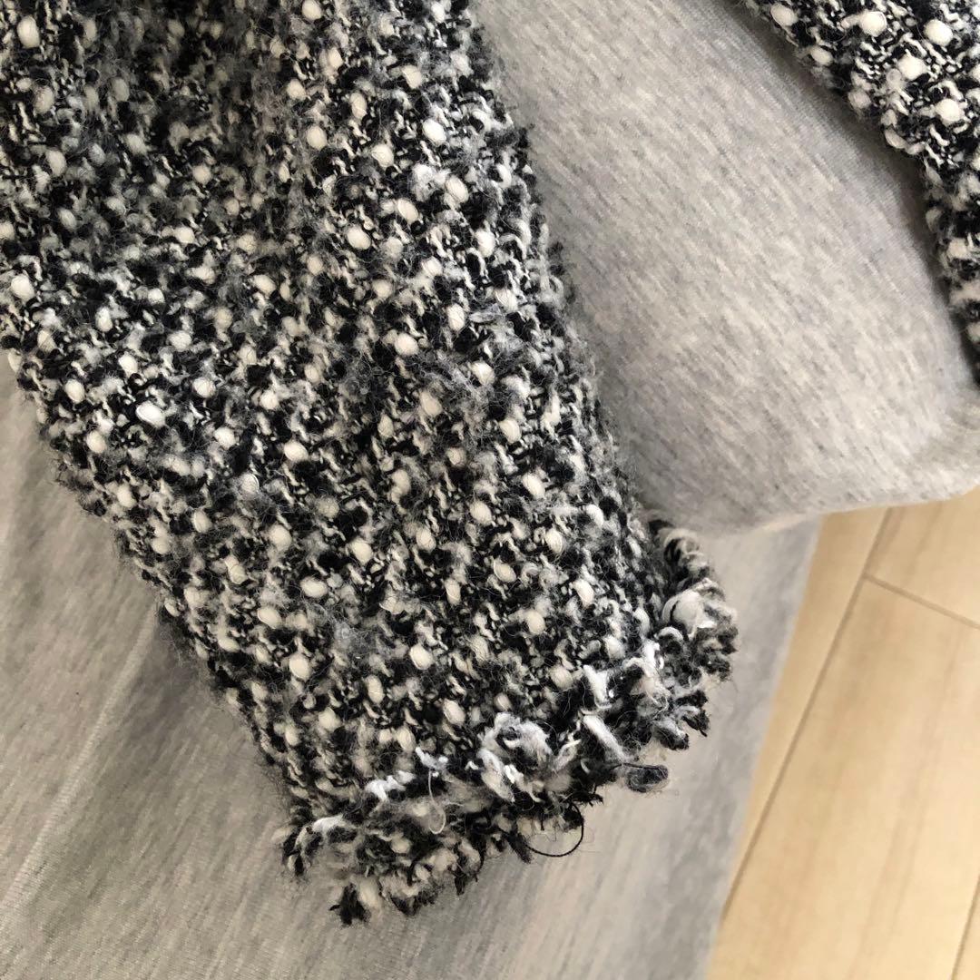 リヴドロワ ツイードフリンジジャケット