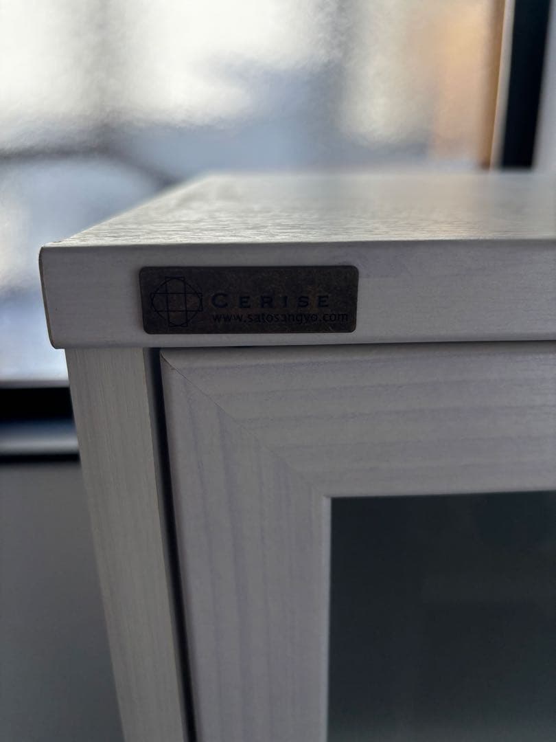 【値下げしました！】佐藤産業　キッチンボード　レンジボード　レンジ台　食器棚　白