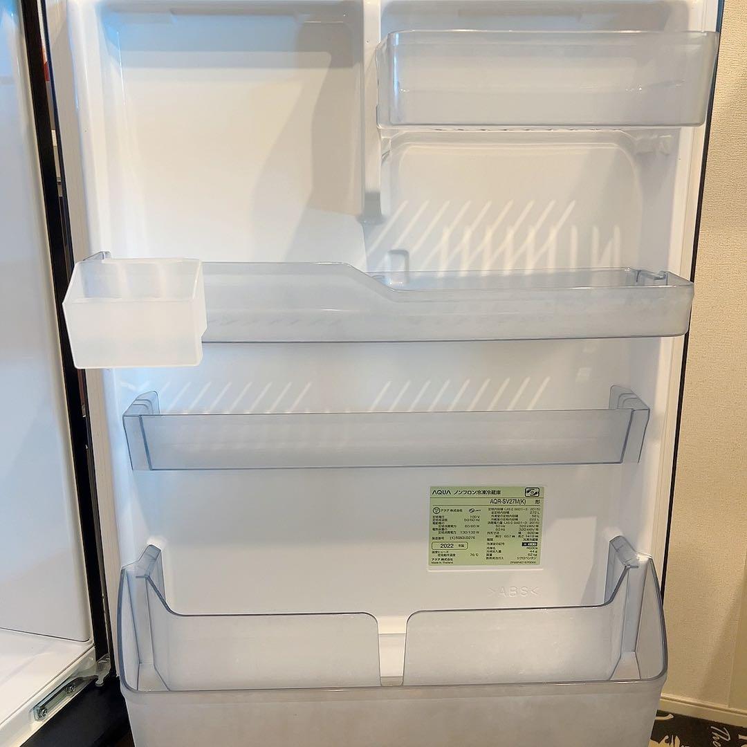 AQUA AQR-SV27M(K) 冷蔵庫 272L