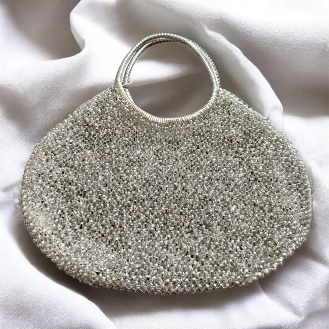 【美品】ANTEPRIMA★アンテプリマ★シルバー★ワイヤーバッグ★ハンドバッグ