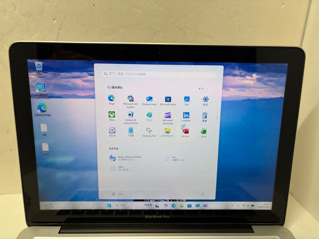 MacBookPro ダブルOS Win11PRO&catlina SSD512