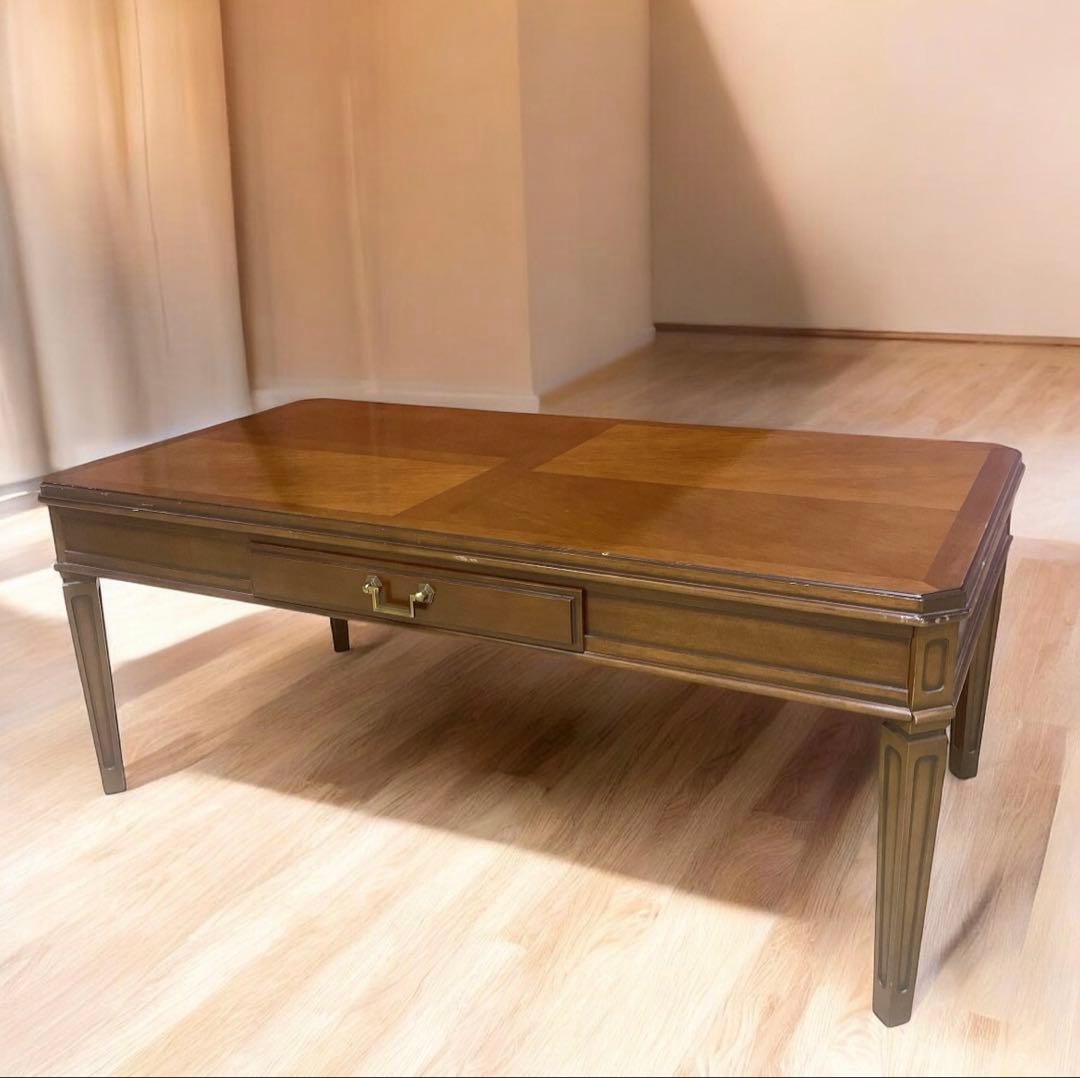 【美品】maruni マルニ木工 地中海 センターテーブル リビング 高級家具