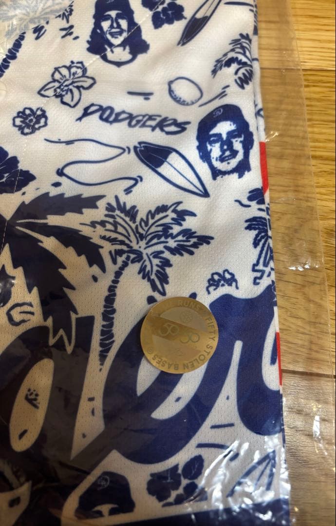 ⭐️ブラックフライデー⭐️非売品★大谷翔平サイン ユニフォームアロハハワイアンシャツ