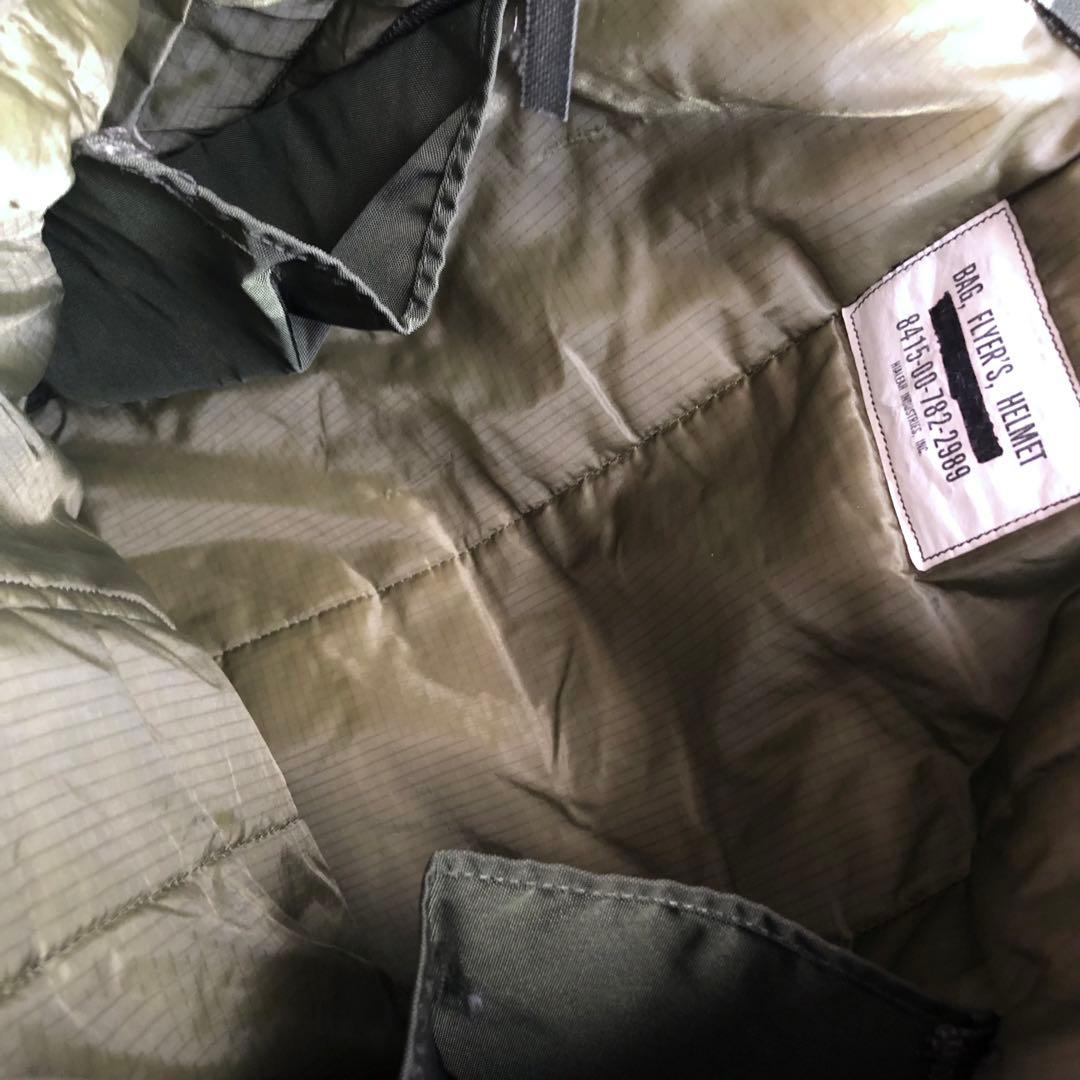 【ヴィンテージ】80s ミリタリー ヘルメットバッグ アメリカ軍 一点限り