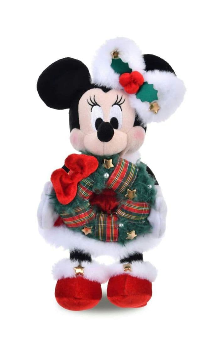 ディズニー ミッキー ミニー ぬいぐるみ 2体セット クリスマス 2025