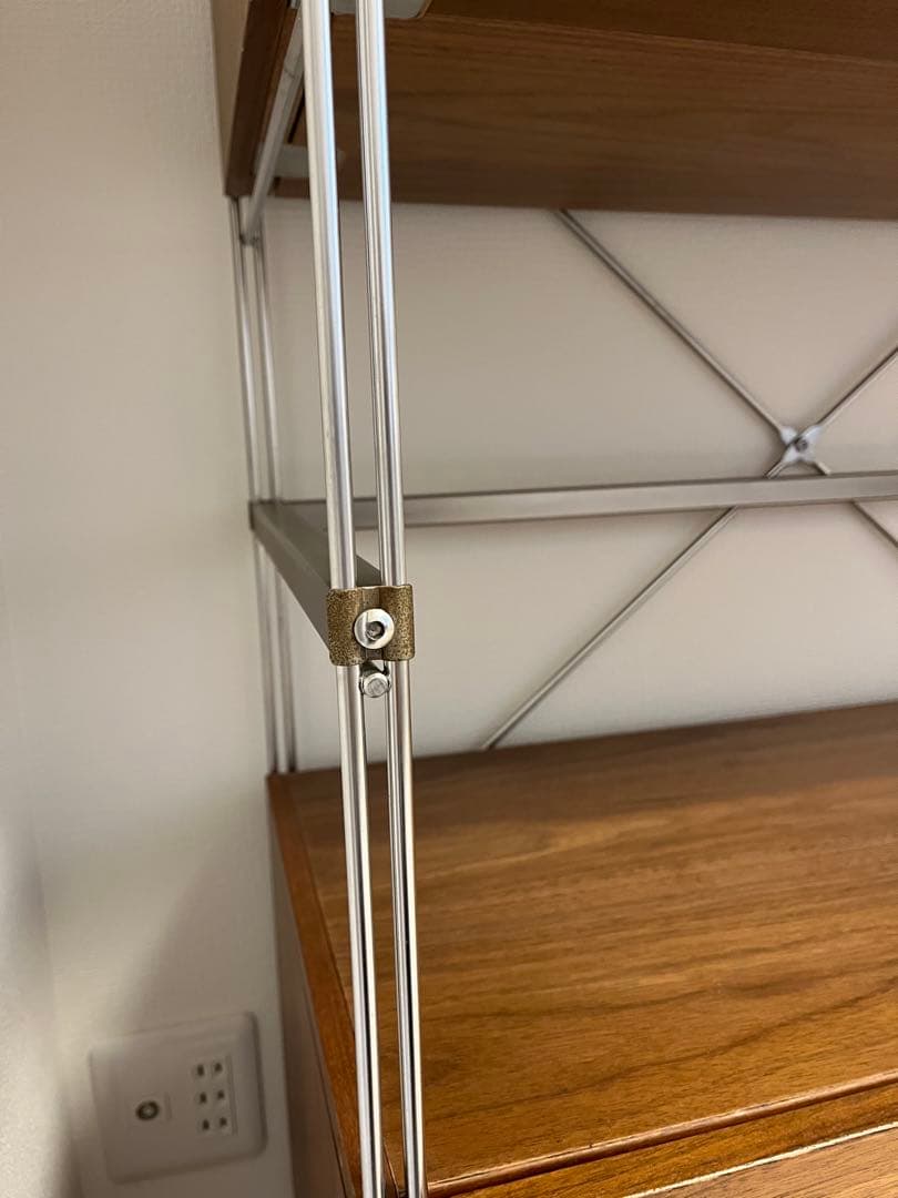 MUJI 無印良品 ユニットシェルフ ワイド 小 引き出し＋ガラス引き戸付き