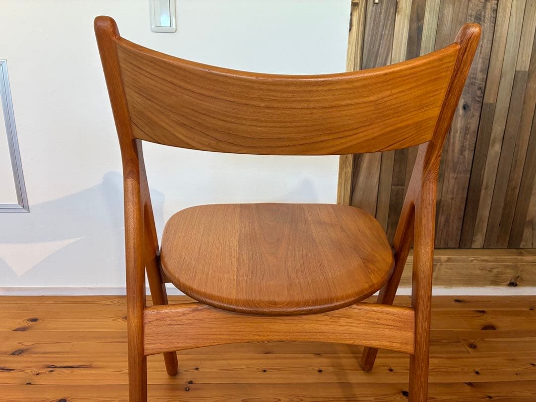 チーク　チェア　美品CHLOROS Scissors ❶　木製　クロロス北欧家具