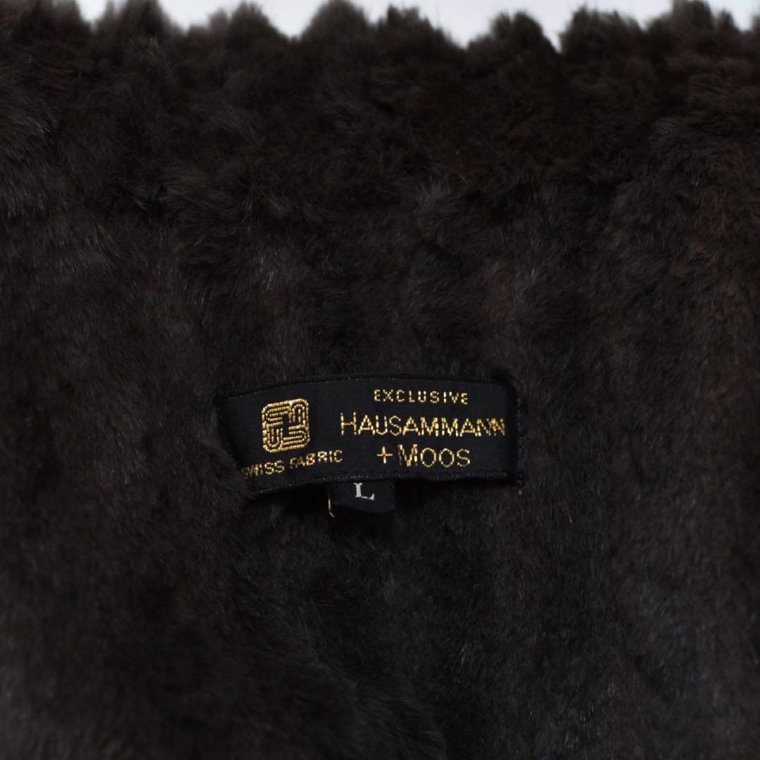 美品　hausammann+moos Diolen cotton ロングコート