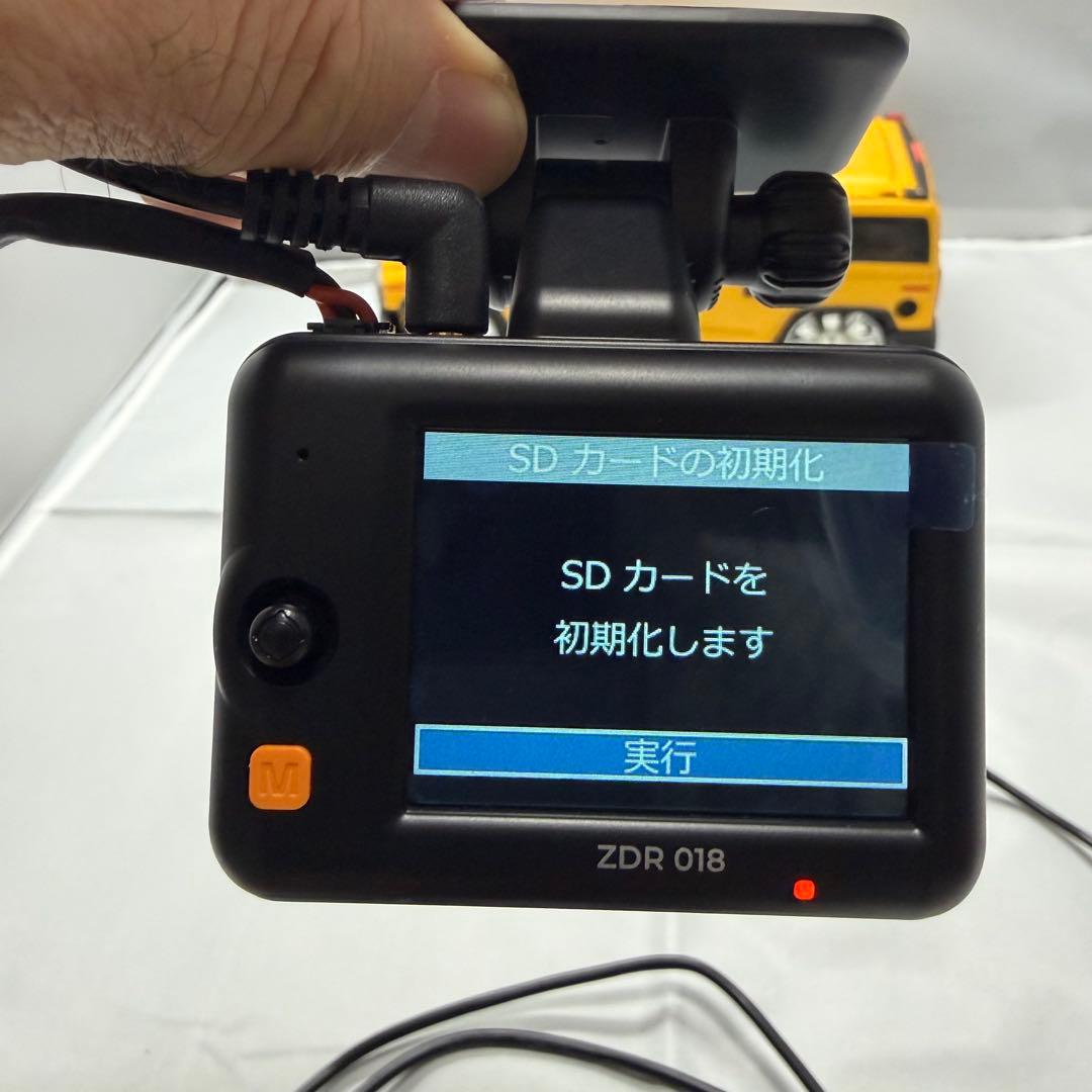 コムテック ドライブレコーダー ZDR018 中古品