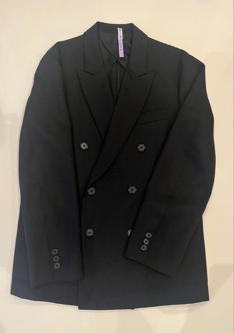 CABaNキャバンライトウールダブルブレストジャケットブラックSmametomo