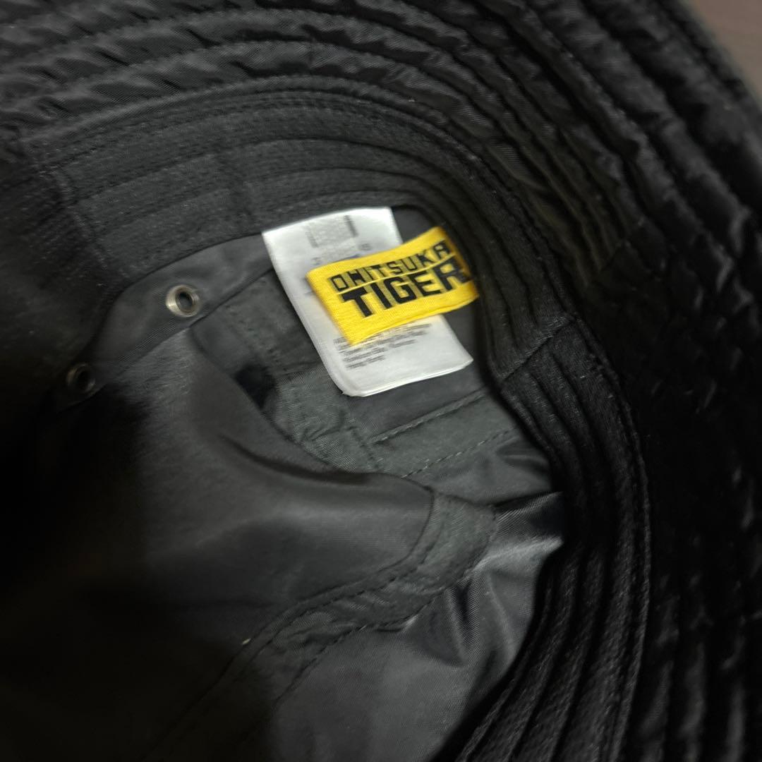 ONITSUKA TIGER ブラック バケットハット