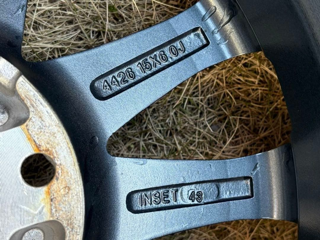 195/65R15 6J+43 5H PCD114.3スタッドレスホイールセット