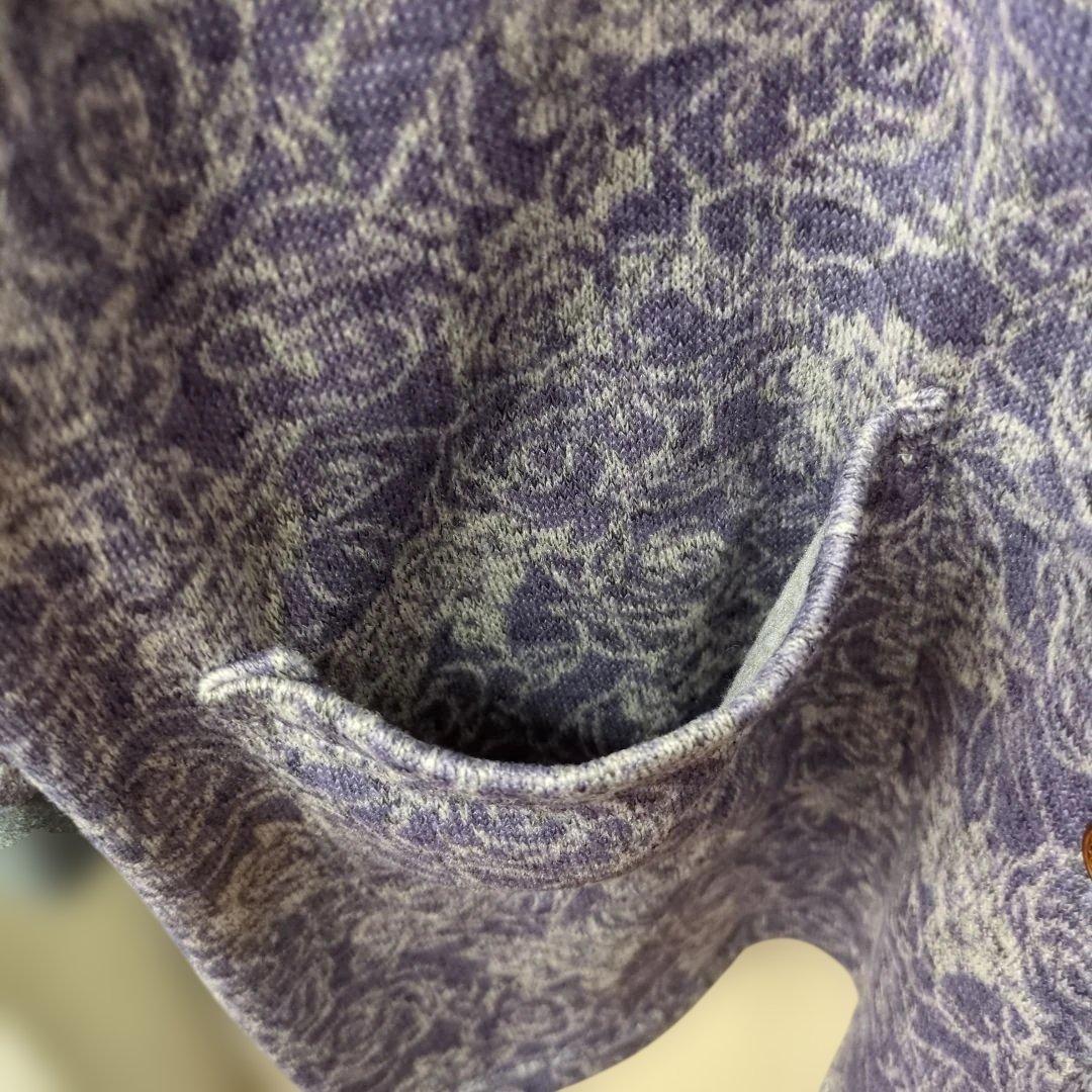 冬物　オシャレデザイン　あったか裏起毛　スモック　ゆったりサイズ